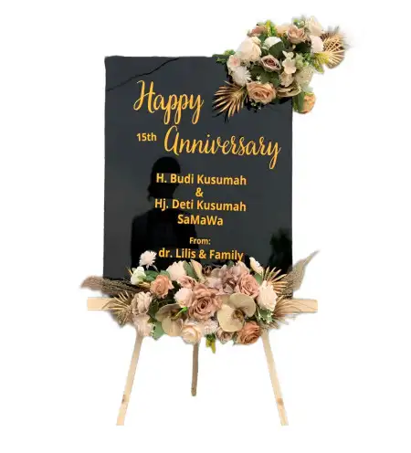 Papan Bunga Akrilik Sanan