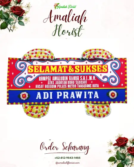 Papan Bunga Ucapan Selamat Sanan